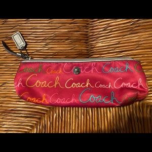 Coach pencil case